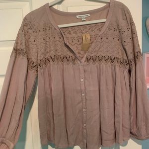 American Eagle Long Sleeve Top